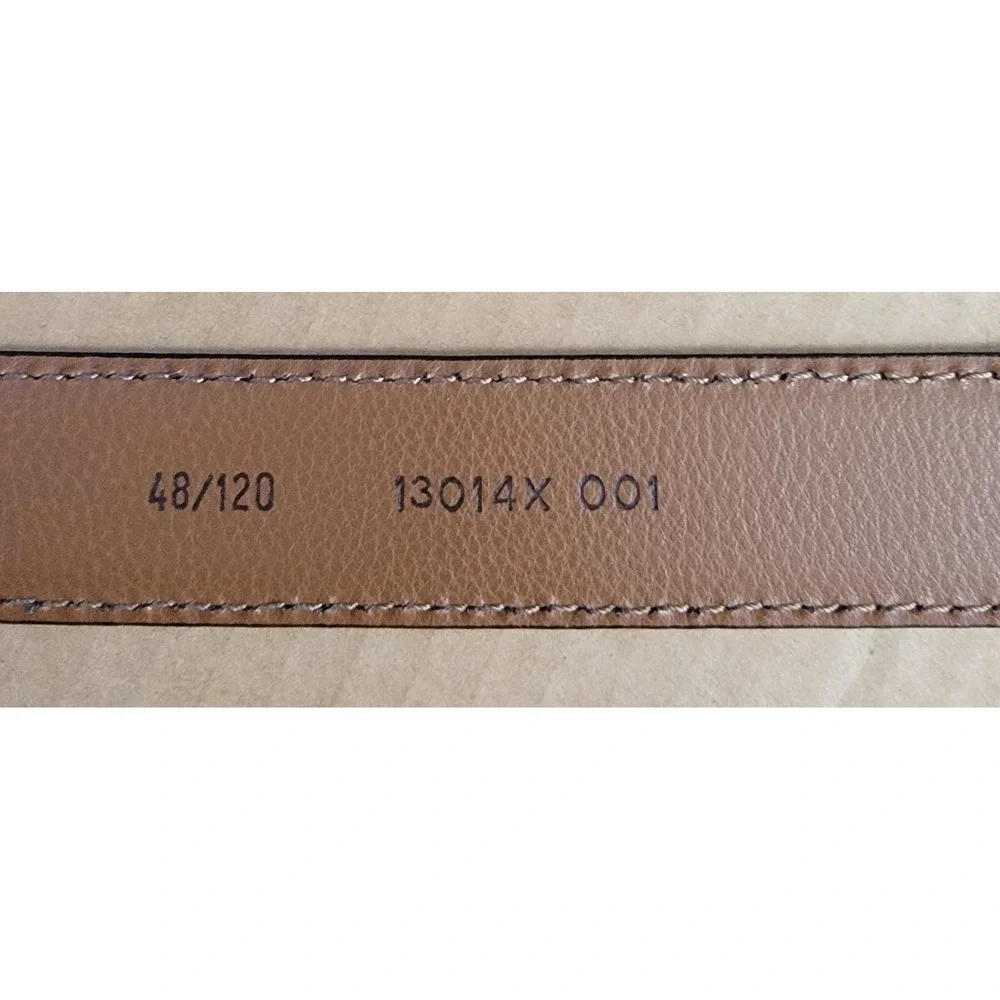 Joseph Abboud Mens Black Leather Belt 48 120 Handcrafted in Italy 13014X 001